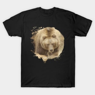 Brown Bear Grizzly Animal Wildlife Forest Jungle Nature Adventure T-Shirt